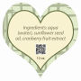 Soothing Text Heart Bath Body Labels